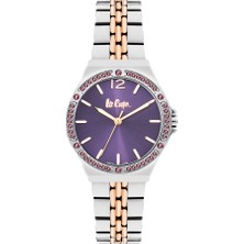 Lee Cooper London Rose Gold Gümüş Çelik Kadın Kol Saati Su Geçirmez