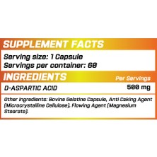 Grimlabs Daa (D-Aspartic Acid) 500mg 60 Servings