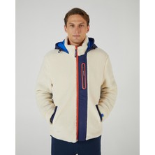 Skechers M Outdoor Fleece Full Zip Sherpa Erkek Offwhite Mont S242039-102
