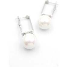 Royaleks Incili Küpe - Beyaz