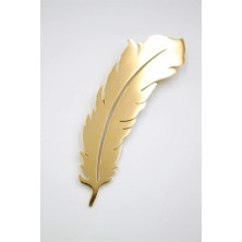 Royaleks Çelik Tüy Broş - Altın