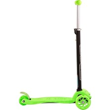 Open Cart Yeni Ur Shinaro Maxi LED Işıklı 3 Tekerlekli Yükseklik Ayarlı Yeşil Scooter