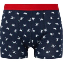 DeFacto Erkek Yılbaşı Temalı Boxer E0040AX24CW