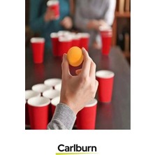 Carlburn Özel Üretim Eğlenceli Özel Gün Beer Pong  Renkli Büyük 12 Karton Bira Kupası 12 Toplu Oyun Bardağı