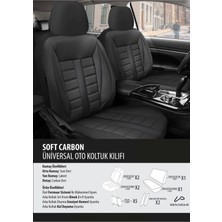 Naz Oto Volvo V60 Koltuk Kılıfı Soft Carbon