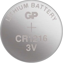 Gp CR1216-C5 3V Lityum Düğme Pil 5'li Paket