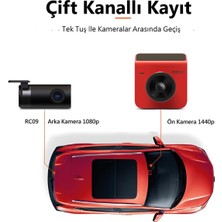 70mai Dash Cam A400-1 Set Araç Kamerası - Kırmızı