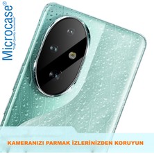 Microcase Honor 200 Pro Uyumlu Kamera Lens Koruma Halkası - Kapalı Tasarım -Siyah AL3401