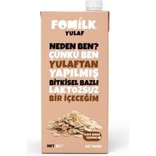 Fomilk Yulaf Sütü 1 L Bitkisel Bazlı Laktozsuz Vegan