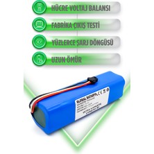 Global Batarya Lydsto R1 Vacuum Uyumlu Akıllı Robot Süpürge Bataryası 14.4V 7000MAH Li-Ion Pil (Ultra Kapasite)