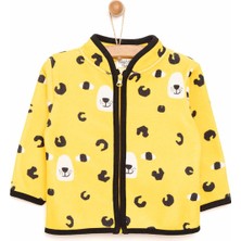 HelloBaby Basic Metraj Baskılı Polar Hırka Erkek Bebek