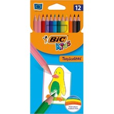 Bic Kids Tropicolor 12 Renk Kuru Boya Kalemi