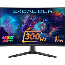 Casper Excalibur M.E27FVC-E 27" 300HZ 1MS 400NIT Fast VA Curved HDR10 Oyuncu Monitörü