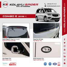 Life Tuning Opel Combo E Bagaj Camı Alt Çıtası Krom 2018 ve Sonrası