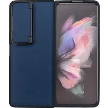 Nettech Samsung Galaxy Z Fold 4 Uyumlu Manyetik Standlı Seri Arka Koruma Kılıf