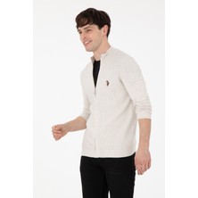 U.S. Polo Assn. Erkek Taş Melanj Hırka (Triko) 50288871-VR225