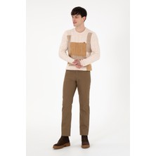 U.S. Polo Assn. Erkek Regular Fit Haki Kanvas Pantolon 50291178-VR027