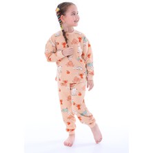 Zuzunga Sevimli Hayvanlar (Koala-Fil-Timsah) Unisex Yavruağzı Pijama Takımı