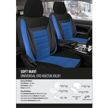 Naz Oto Audi Q5 Koltuk Kılıfı Soft Mavi