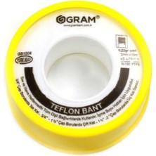 Gram Teflon Bant Sızdırmazlık Bandı 12 mm x 10 mt