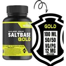 Gold Salt Base 100 ml Vg Pg 50-50 12 Mg Sertlik Oranı Gliserin Propilen Glikol Base