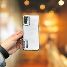 Pazarella Xiaomi Redmi Note 10 5g Yanları Renkli Lens Korumalı Logo Gösteren Tlp Mega Kılıf