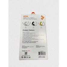 Mtl 60W Type-C To Type-C Pd Data Spiral Kablo