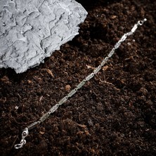 Ebrar Silver Gümüş Erkek Bilekliği 925 Ayar Gümüş Küp Model Erkek Bileklik