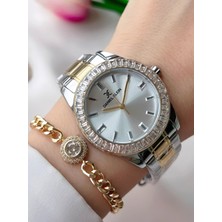 Daniel Klein Çelik Kordon 30 mt Suya Dayanıklı Kadın Kol Saati+Bileklik BFG.13484.X3