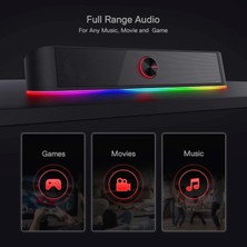 Redragon Rgb Kablolu Hoparlör – Dinamik Ses ve LED Aydınlatma ile Zengin Ses Deneyimi