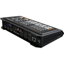 HVS0401E 4ch Hdmı/dp Video Switcher Panel Canlı Yayın Kaydı Için, Siyah