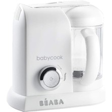 Beaba Babycook Solo 4'ü 1 Arada Bebek Maması Makinesi, Beyaz/gümüş