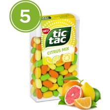 Tic Tac Karışık Meyve Aromalı Şeker 18 Gr. (5 Adet)