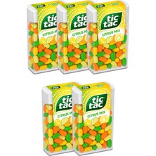 Tic Tac Karışık Meyve Aromalı Şeker 18 Gr. (5 Adet)