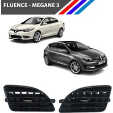 Otozet Fluence - Megane 3 Havalandırma Izgarası Köşe Yan Krom Uçlu Sol Sağ Takım 687616094R