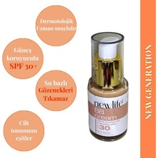 New Life Miracle BB Krem Doğal Kapatıcı ve Nemlendirici Cilt Tonu Eşitler  SPF 30+ (Yeni Nesil) 30ml