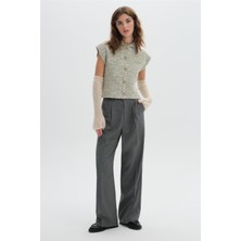 Gri Palazzo Pantolon