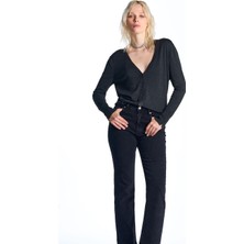 Siyah Relaxed Slim Jean