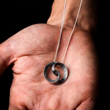 Ebrar Silver Gümüş Sarmaşık Model Kolye 925 Ayar Gümüş Sarmaşık Model Unisex Kolye