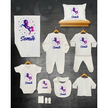 11 Lİ İSİMLİ HASTANE ÇIKIŞ SETİ ORGANİK PAMUK