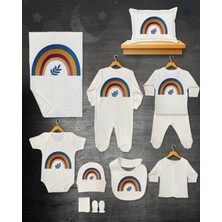 11 Lİ İSİMLİ HASTANE ÇIKIŞ SETİ ORGANİK PAMUK