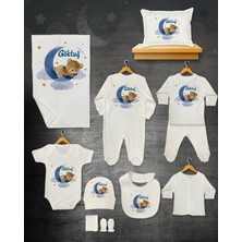 11 Lİ İSİMLİ HASTANE ÇIKIŞ SETİ ORGANİK PAMUK