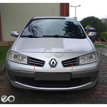 Ebal Oto Renault Megane 2 Krom Ön Panjur 4 Prç. P.çelik 2006-2010 Arası