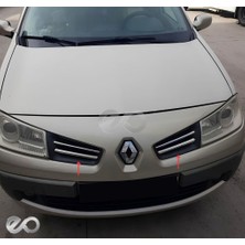 Ebal Oto Renault Megane 2 Krom Ön Panjur 4 Prç. P.çelik 2006-2010 Arası