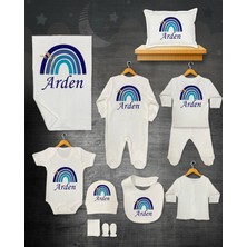 11 Lİ İSİMLİ HASTANE ÇIKIŞ SETİ ORGANİK PAMUK