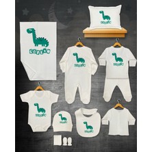 11 Lİ İSİMLİ HASTANE ÇIKIŞ SETİ ORGANİK PAMUK