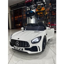 Mercedest Gtr Akülü Araba 12 Volt Beyaz Renk 40 kg Kapasite Kuru Akü ve Kumanda Kontrolü