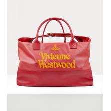 Vivienne Westwood Studio Shopper, Kontrast Harfli, 'arm And Cutlass' Yumuşak Deri