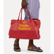 Vivienne Westwood Studio Shopper, Kontrast Harfli, 'arm And Cutlass' Yumuşak Deri