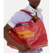 Vivienne Westwood Studio Shopper, Kontrast Harfli, 'arm And Cutlass' Yumuşak Deri